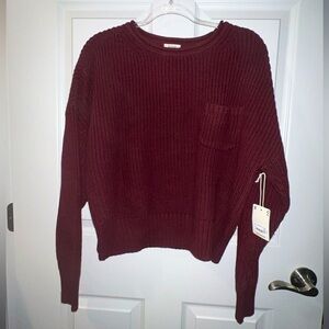 Maroon Sweater (M)  - ANA - NWT